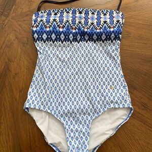 Tommy Hilfiger Blue and White Kids One Piece